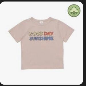 Kids Graphic Tee with 'Good Day Sunshine' Design by European designer